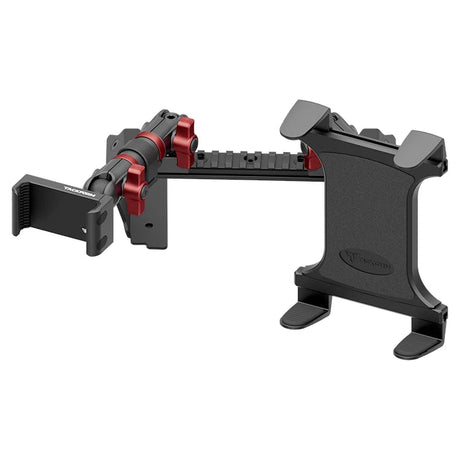 2022 Ford Super Duty (Compatible With 12” Screen ONLY) Tackform Assault Track Picatinny Dash Bracket With 20LITE Phone & Tablet Mounts - Xtrusion Overland