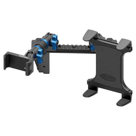 2022 Ford Super Duty (Compatible With 12” Screen ONLY) Tackform Assault Track Picatinny Dash Bracket With 20LITE Phone & Tablet Mounts - Xtrusion Overland