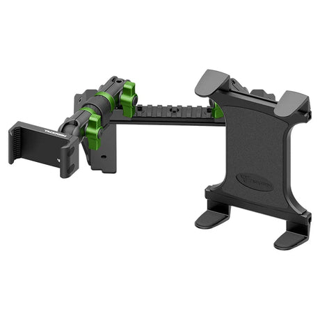 2022 Ford Super Duty (Compatible With 12” Screen ONLY) Tackform Assault Track Picatinny Dash Bracket With 20LITE Phone & Tablet Mounts - Xtrusion Overland
