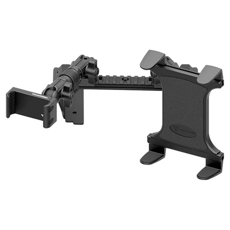 2022 Ford Super Duty (Compatible With 12” Screen ONLY) Tackform Assault Track Picatinny Dash Bracket With 20LITE Phone & Tablet Mounts - Xtrusion Overland