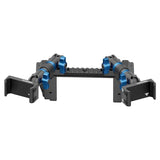 2022 Ford Super Duty (Compatible With 12” Screen ONLY) Tackform Assault Track Picatinny Dash Bracket With Dual 20LITE Phone Mounts - Xtrusion Overland