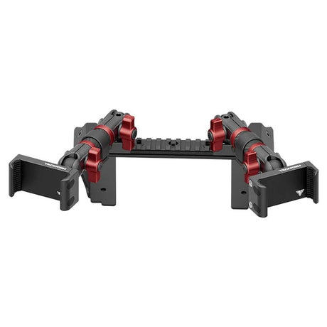 2022 Ford Super Duty (Compatible With 12” Screen ONLY) Tackform Assault Track Picatinny Dash Bracket With Dual 20LITE Phone Mounts - Xtrusion Overland