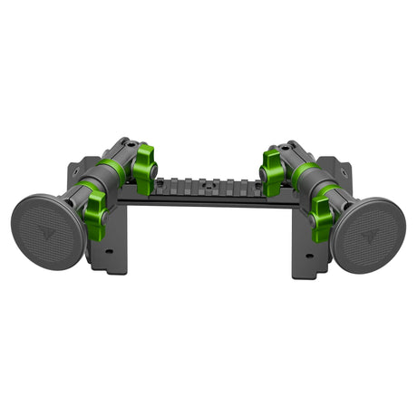 2022 Ford Super Duty (Compatible With 12” Screen ONLY) Tackform Assault Track Picatinny Dash Bracket With Dual MagSafe Phone Mounts - Xtrusion Overland