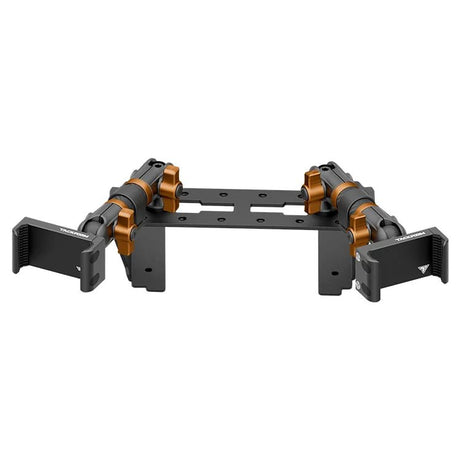 2022 Ford Super Duty (Compatible With 12” Screen ONLY) Tackform Fast Track Dash Bracket With Dual 20LITE Phone Mounts - Xtrusion Overland