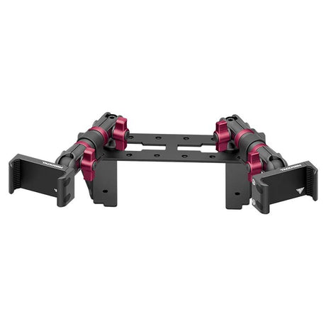 2022 Ford Super Duty (Compatible With 12” Screen ONLY) Tackform Fast Track Dash Bracket With Dual 20LITE Phone Mounts - Xtrusion Overland