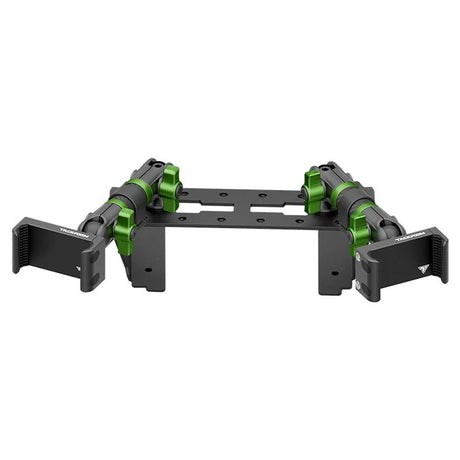 2022 Ford Super Duty (Compatible With 12” Screen ONLY) Tackform Fast Track Dash Bracket With Dual 20LITE Phone Mounts - Xtrusion Overland