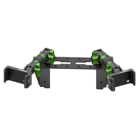 2022 Ford Super Duty (Compatible With 12” Screen ONLY) Tackform Fast Track Dash Bracket With Dual 20LITE Phone Mounts - Xtrusion Overland