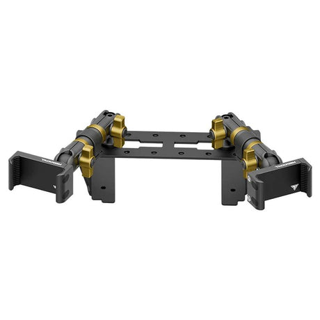 2022 Ford Super Duty (Compatible With 12” Screen ONLY) Tackform Fast Track Dash Bracket With Dual 20LITE Phone Mounts - Xtrusion Overland