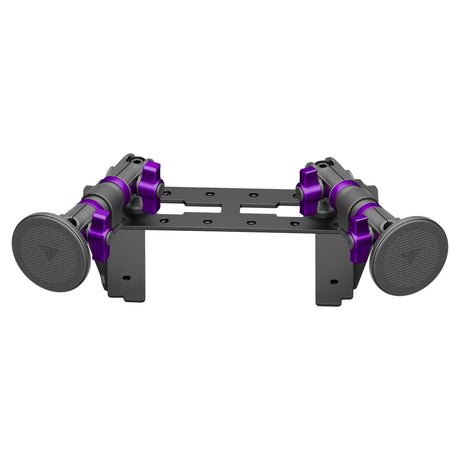 2022 Ford Super Duty (Compatible With 12” Screen ONLY) Tackform Fast Track Dash Bracket With Dual MagSafe Phone Mounts - Xtrusion Overland
