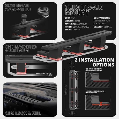 2022+ Toyota Tundra & 2023+ Toyota Sequoia Tackform Slim Track - Xtrusion Overland