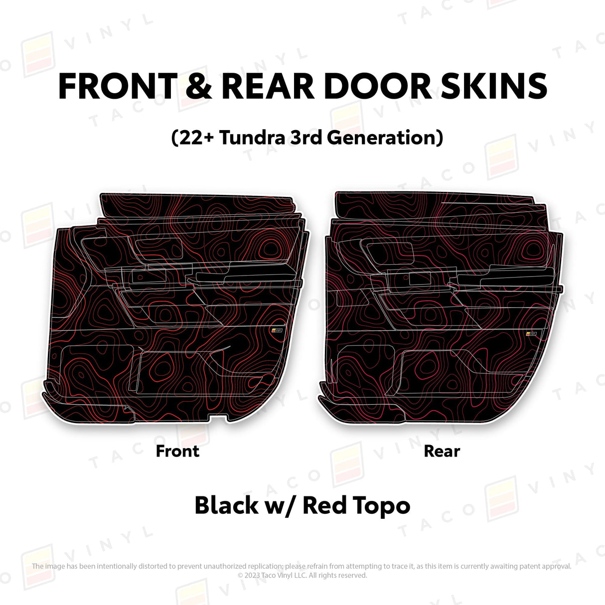2022+ Tundra Door Skins - Xtrusion Overland