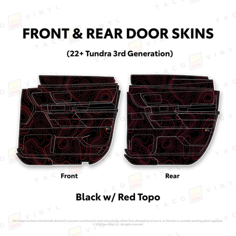 2022+ Tundra Door Skins - Xtrusion Overland