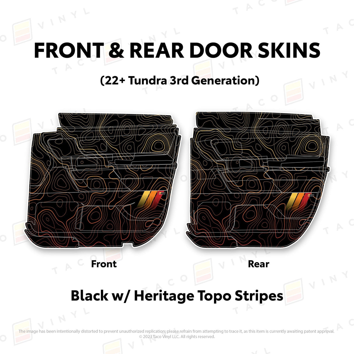 2022+ Tundra Door Skins - Xtrusion Overland