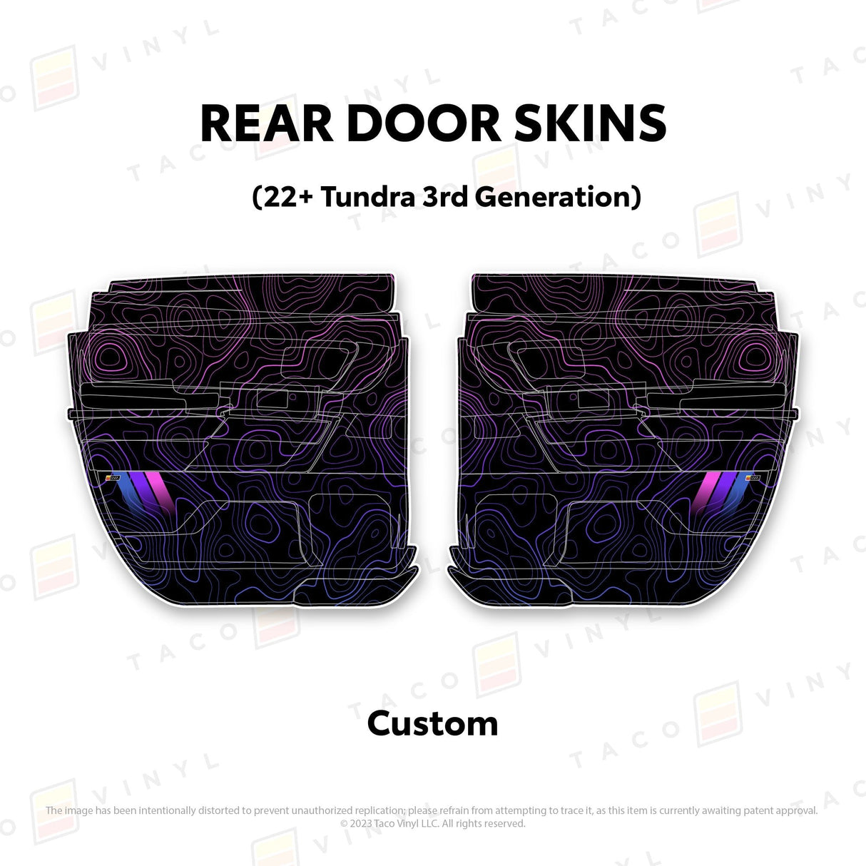 2022+ Tundra Door Skins - Xtrusion Overland
