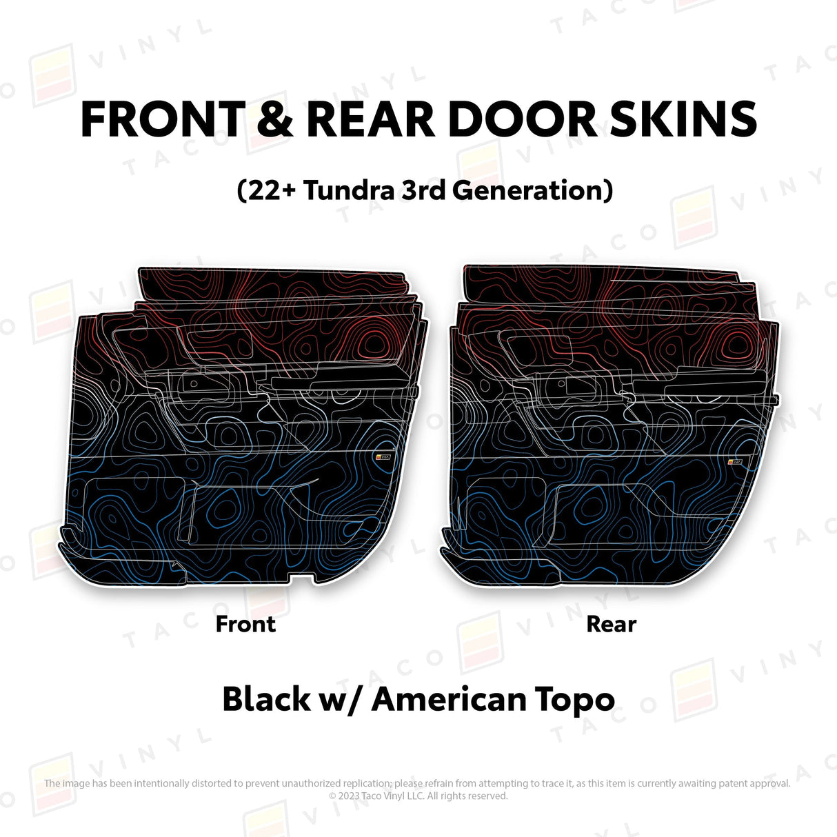 2022+ Tundra Door Skins - Xtrusion Overland