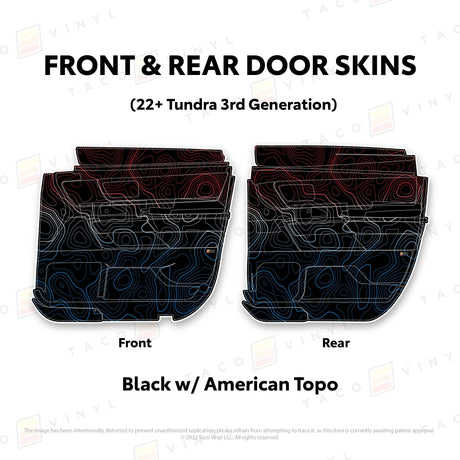 2022+ Tundra Door Skins - Xtrusion Overland
