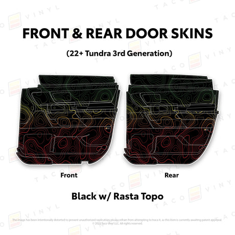 2022+ Tundra Door Skins - Xtrusion Overland
