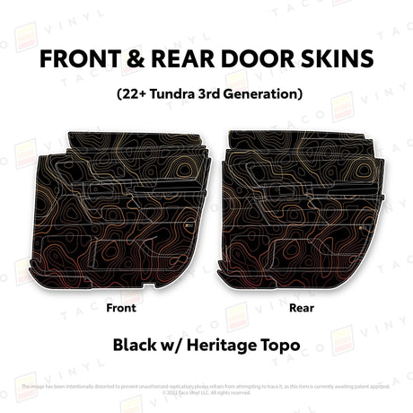2022+ Tundra Door Skins - Xtrusion Overland