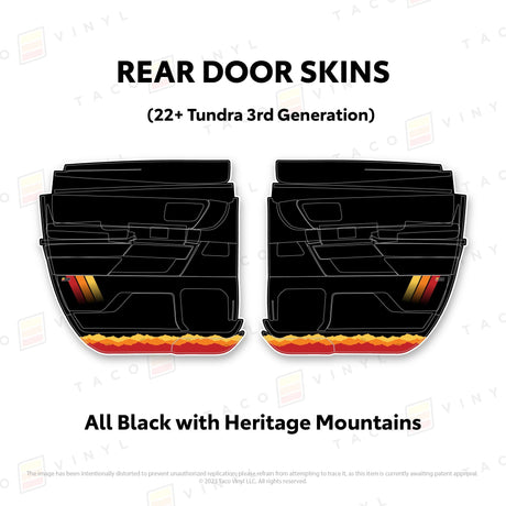2022+ Tundra Door Skins - Xtrusion Overland