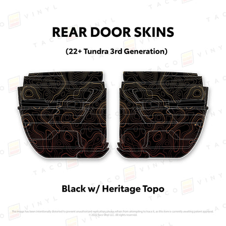 2022+ Tundra Door Skins - Xtrusion Overland