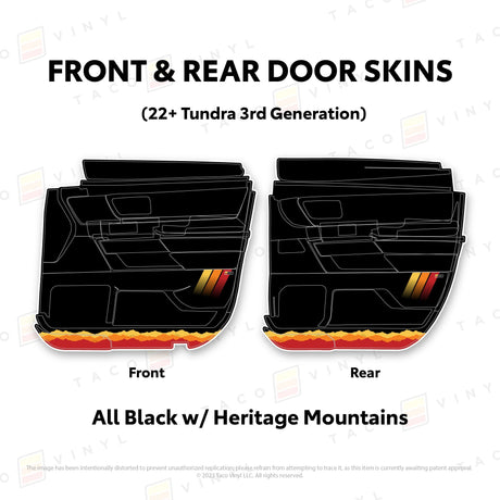 2022+ Tundra Door Skins - Xtrusion Overland