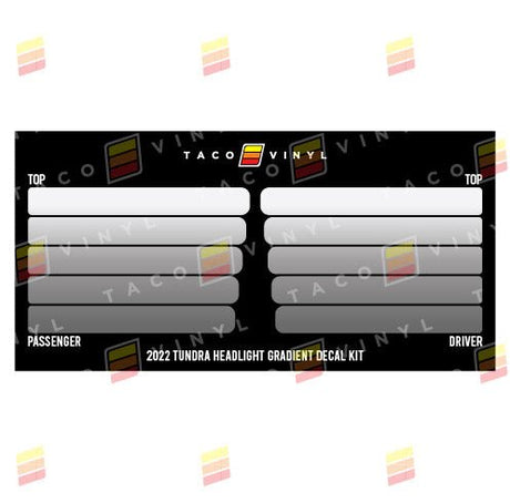 2022+ Tundra Grille Rib Decal - Xtrusion Overland