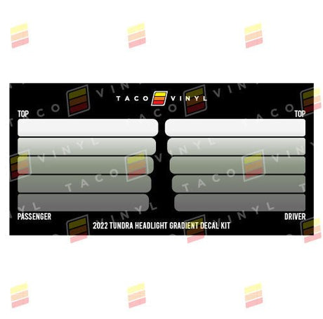 2022+ Tundra Grille Rib Decal - Xtrusion Overland
