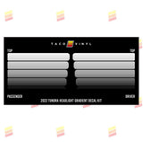 2022+ Tundra Grille Rib Decal - Xtrusion Overland