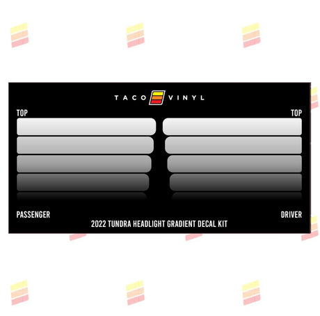 2022+ Tundra Grille Rib Decal - Xtrusion Overland