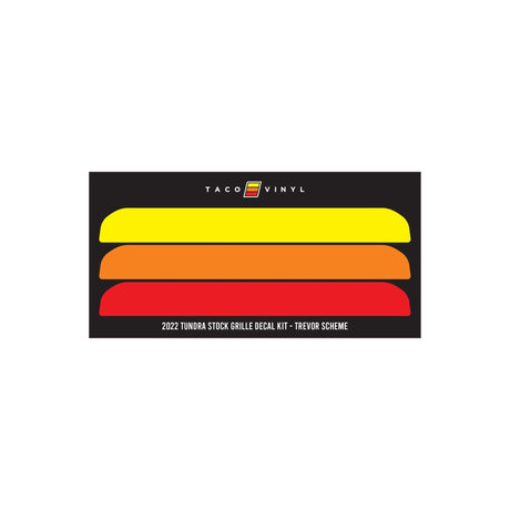 2022+ Tundra Offroad Grille Decal - Xtrusion Overland
