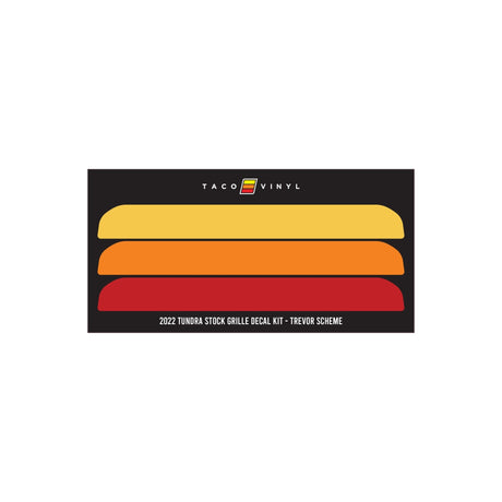 2022+ Tundra Offroad Grille Decal - Xtrusion Overland