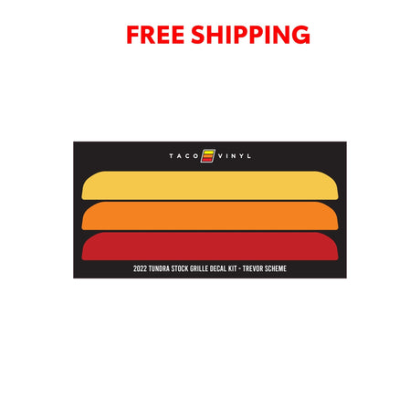 2022+ Tundra Offroad Grille Decal - Xtrusion Overland
