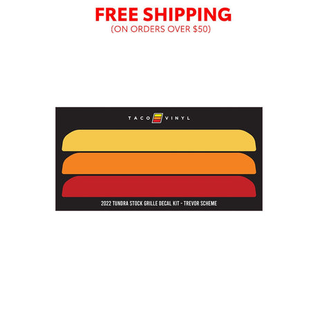 2022+ Tundra Offroad Grille Decal - Xtrusion Overland