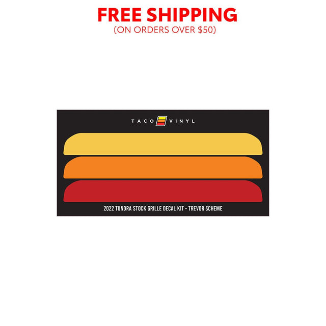 2022+ Tundra Offroad Grille Decal - Xtrusion Overland