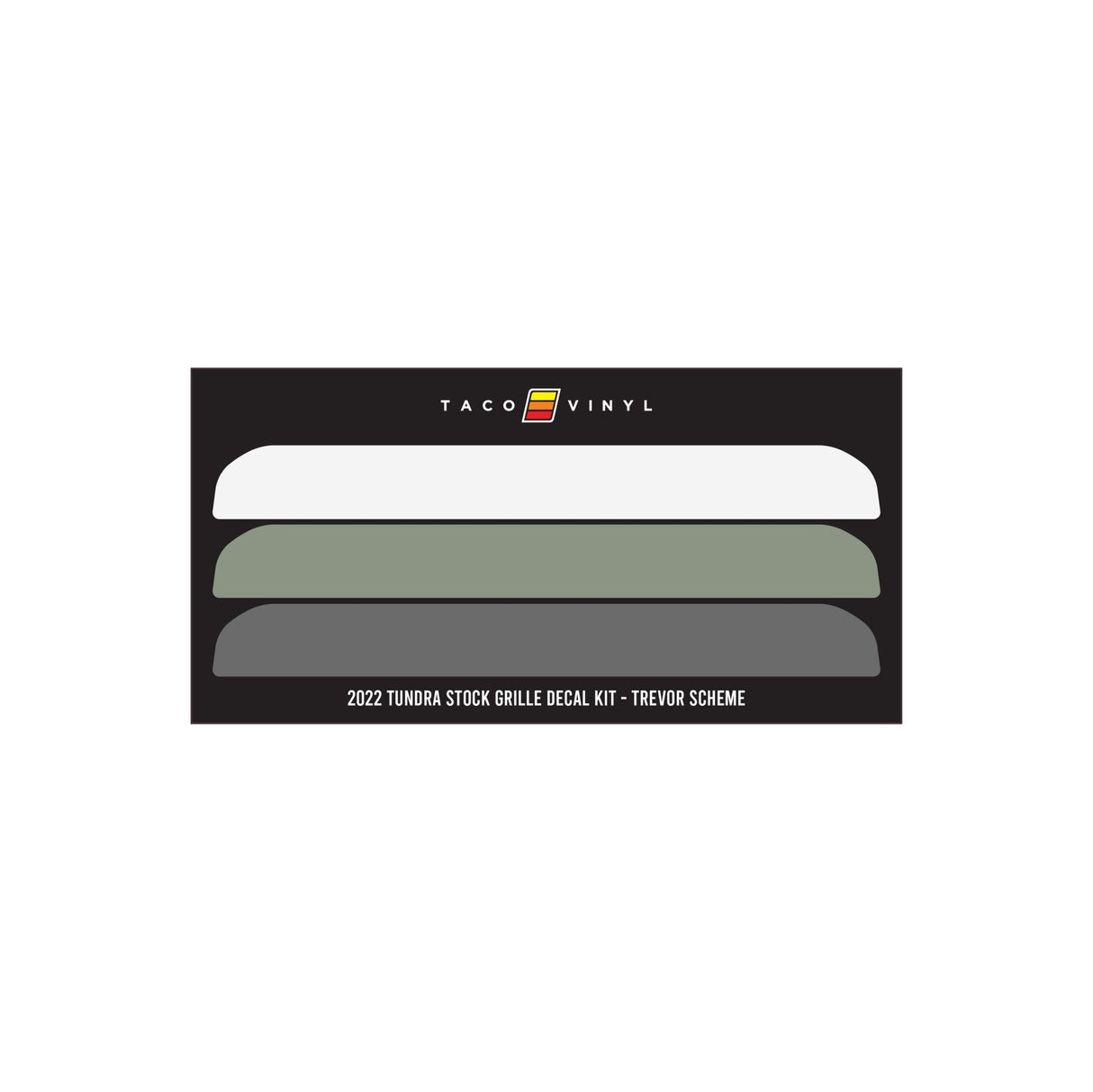 2022+ Tundra Offroad Grille Decal - Xtrusion Overland