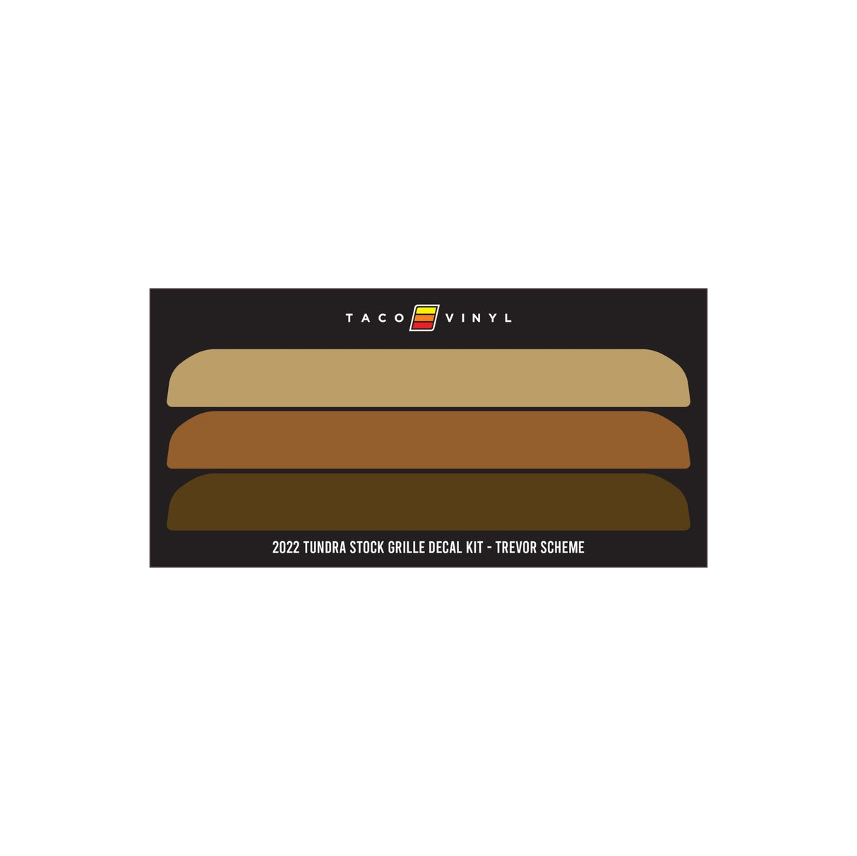 2022+ Tundra Offroad Grille Decal - Xtrusion Overland