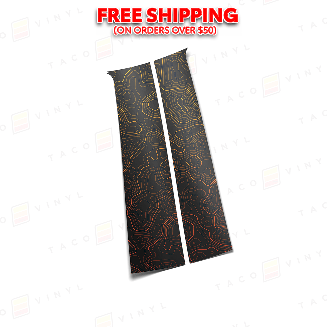 2022+ Tundra/2023+ Sequoia Door Pillar Decals - Xtrusion Overland