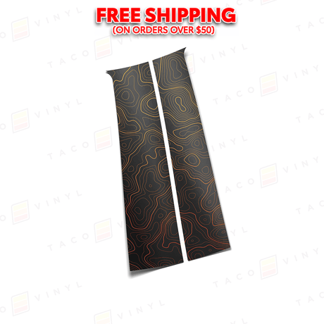 2022+ Tundra/2023+ Sequoia Door Pillar Decals - Xtrusion Overland