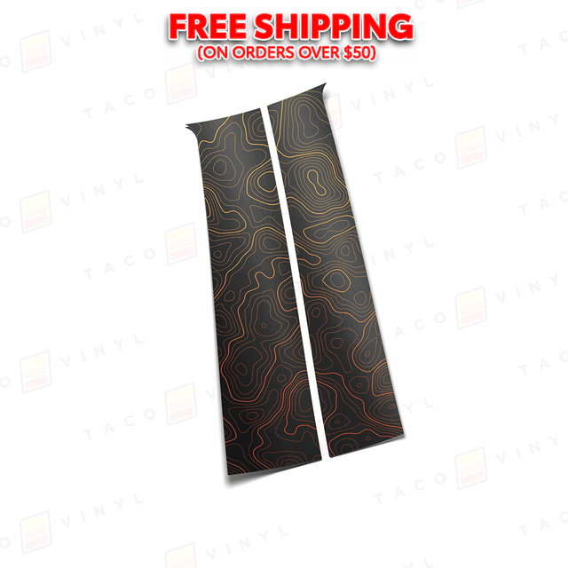 2022+ Tundra/2023+ Sequoia Door Pillar Decals - Xtrusion Overland