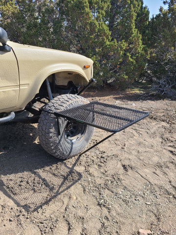 Tailgater Tire Table Large Aluminum Camping Table