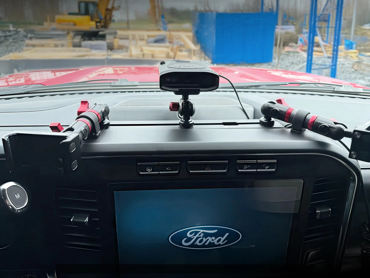 2023-2026 Ford Super Duty (F-250 Through F-600) Tackform Slim Track Dash Bracket - Xtrusion Overland