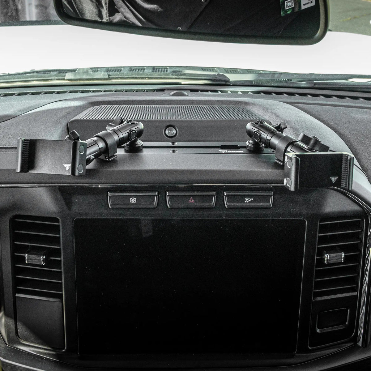 2023-2026 Ford Super Duty (F-250 Through F-600) Tackform Slim Track Dash Bracket - Xtrusion Overland