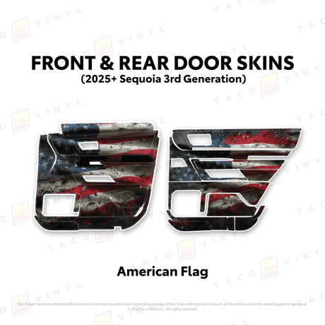 2023+ Sequoia Door Skins - Xtrusion Overland