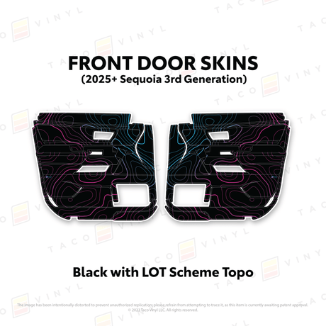 2023+ Sequoia Door Skins - Xtrusion Overland