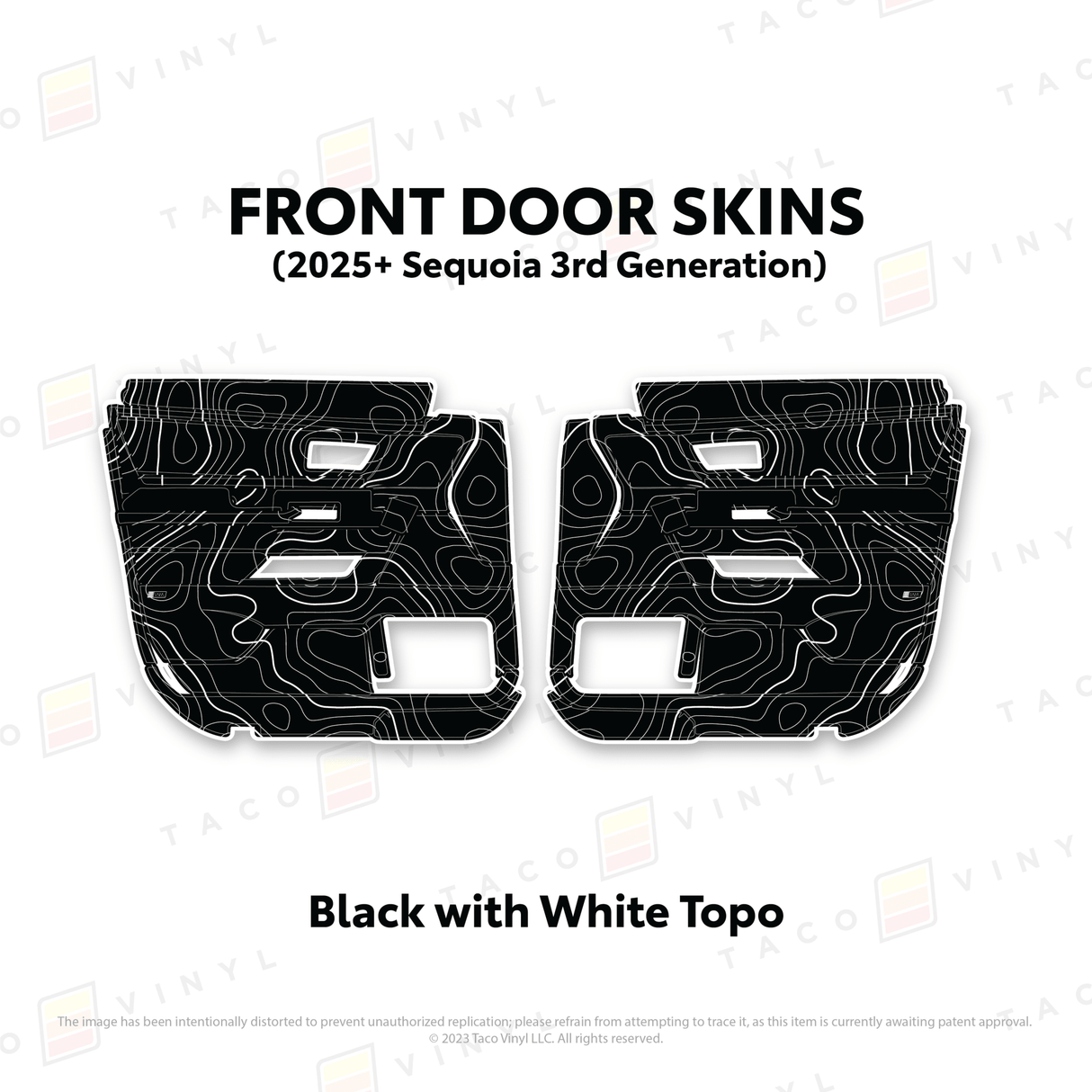 2023+ Sequoia Door Skins - Xtrusion Overland