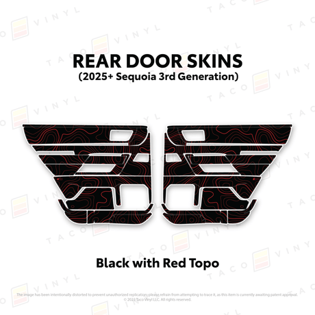 2023+ Sequoia Door Skins - Xtrusion Overland
