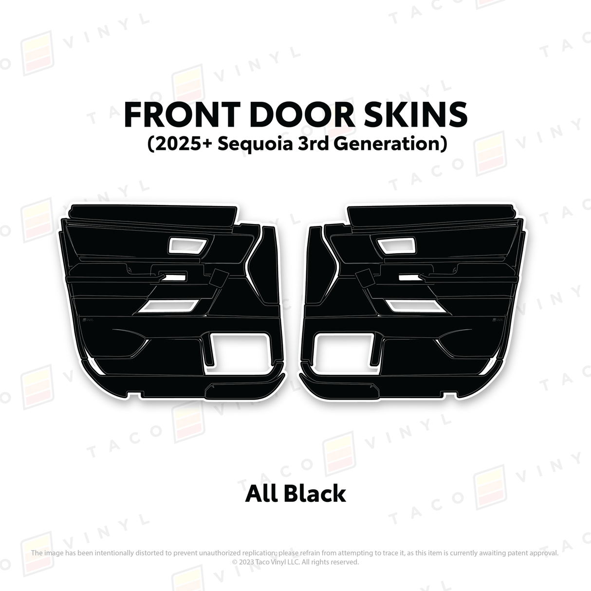 2023+ Sequoia Door Skins - Xtrusion Overland