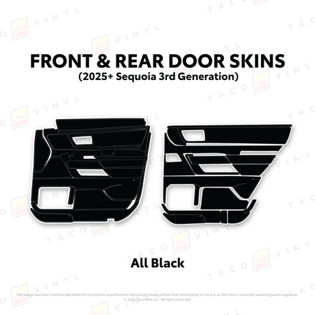 2023+ Sequoia Door Skins - Xtrusion Overland