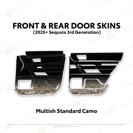 2023+ Sequoia Door Skins - Xtrusion Overland