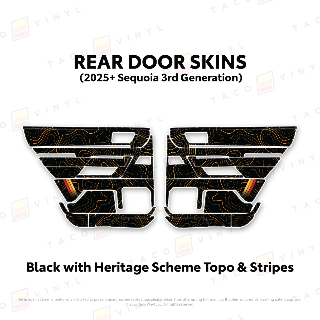 2023+ Sequoia Door Skins - Xtrusion Overland
